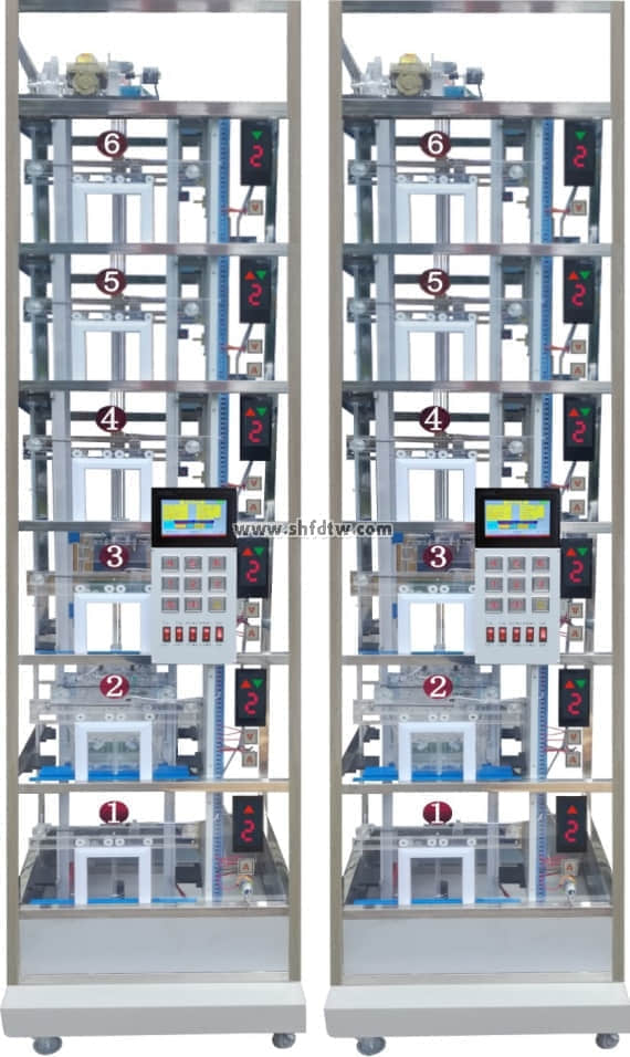 雙聯(lián)六層透明電梯實(shí)訓(xùn)裝置